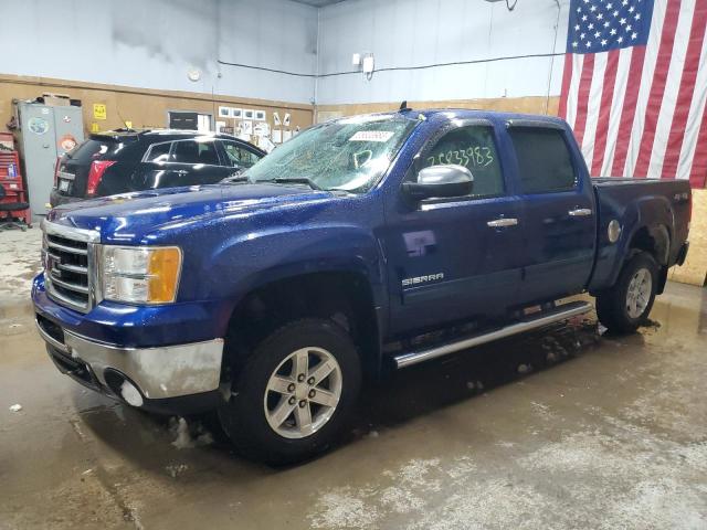 3GTP2VEAXDG164882 - 2013 GMC SIERRA K1500 SLE BLUE photo 1