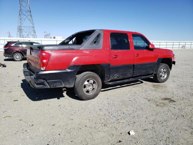 3GNEC12Z15G153379 - 2005 CHEVROLET AVALANCHE C1500 RED photo 3