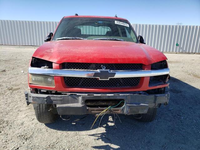 3GNEC12Z15G153379 - 2005 CHEVROLET AVALANCHE C1500 RED photo 5