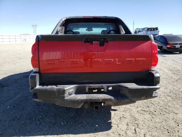3GNEC12Z15G153379 - 2005 CHEVROLET AVALANCHE C1500 RED photo 6