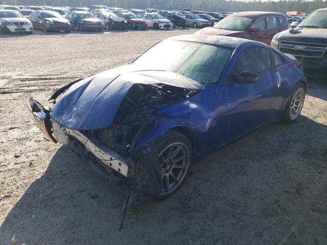 JN1AZ34D13T112191 - 2003 NISSAN 350Z COUPE BLUE photo 1