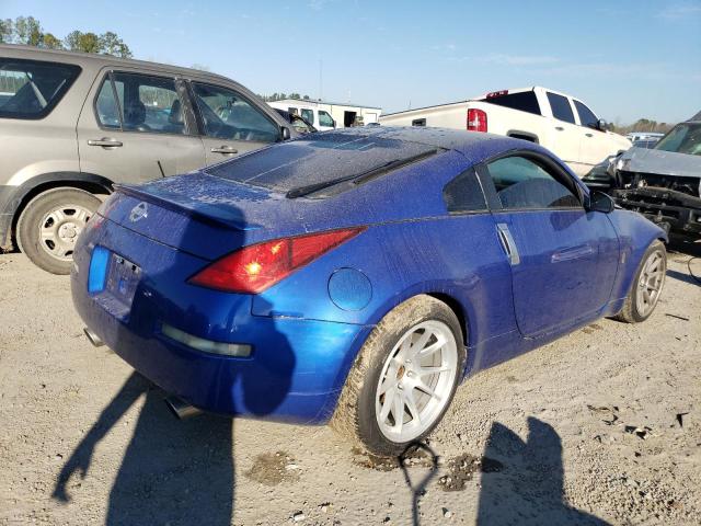 JN1AZ34D13T112191 - 2003 NISSAN 350Z COUPE BLUE photo 3