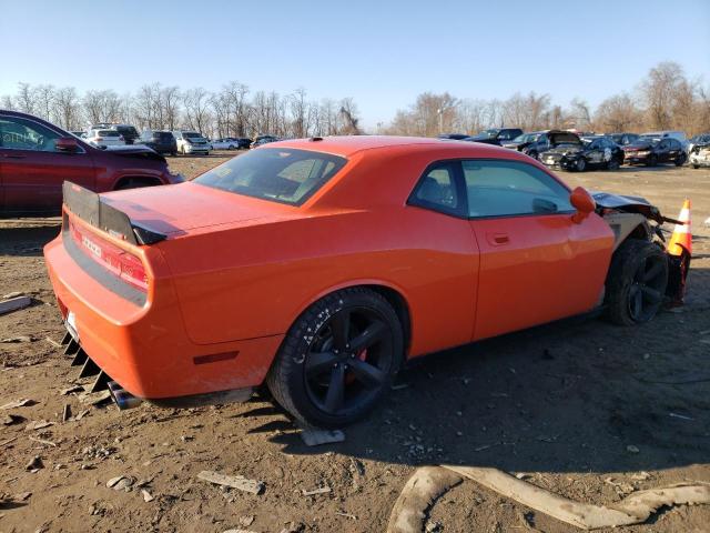 2B3LJ74W19H524317 - 2009 DODGE CHALLENGER SRT-8 ORANGE photo 3