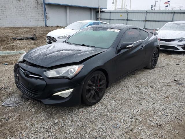 KMHHU6KJ4EU113414 - 2014 HYUNDAI GENESIS CO 3.8L BLACK photo 1