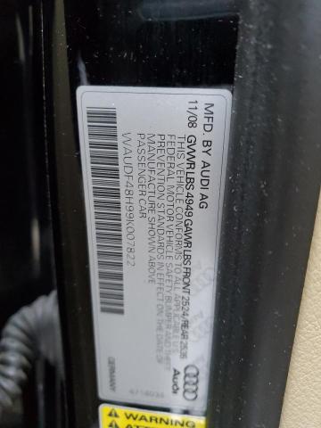 WAUDF48H99K007822 - 2009 AUDI A4 2.0T CA BLACK photo 12