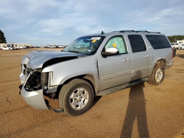 1GNSCJE07CR133697 - 2012 CHEVROLET SUBURBAN C1500 LT SILVER photo 1