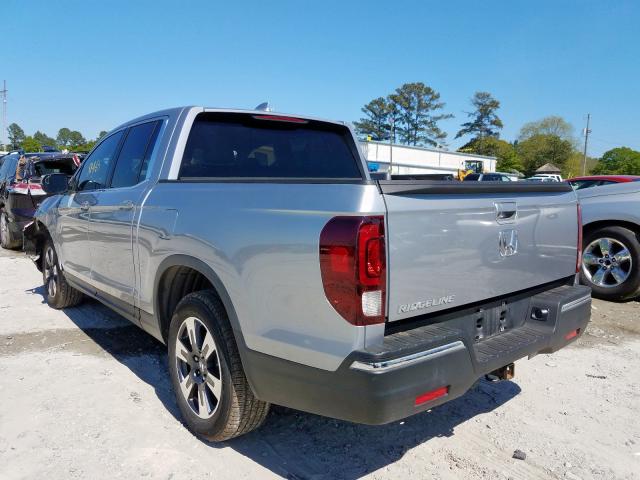 5FPYK2F65HB002139 - 2017 HONDA RIDGELINE RTL  photo 3