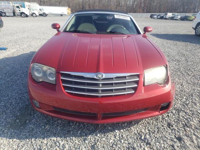 1C3AN65L46X061822 - 2006 CHRYSLER CROSSFIRE LIMITED RED photo 5