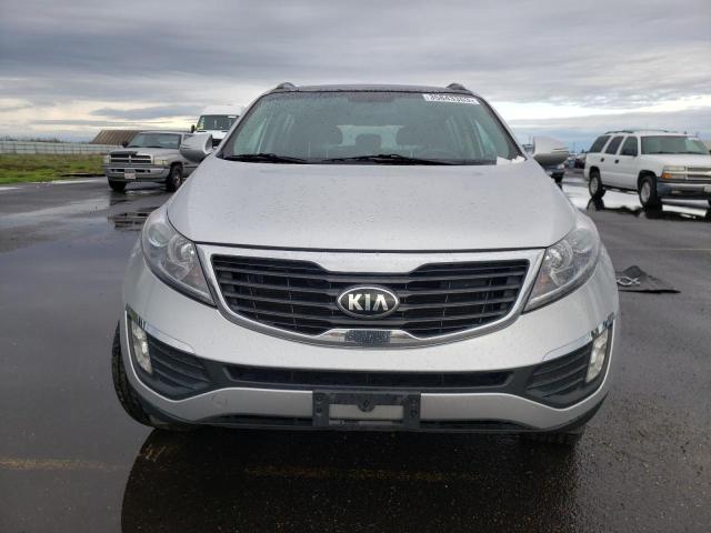 KNDPC3A25D7509425 - 2013 KIA SPORTAGE EX SILVER photo 5