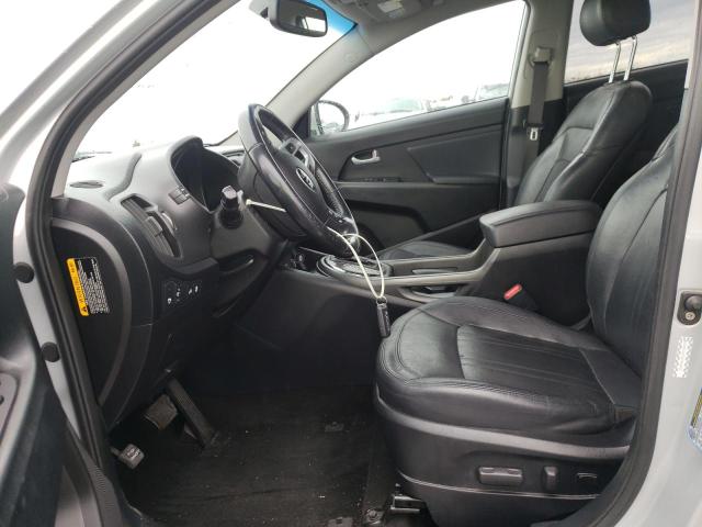 KNDPC3A25D7509425 - 2013 KIA SPORTAGE EX SILVER photo 7