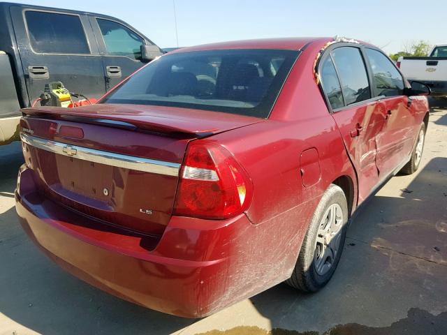 1G1ZS58F37F286806 - 2007 CHEVROLET MALIBU LS  photo 4