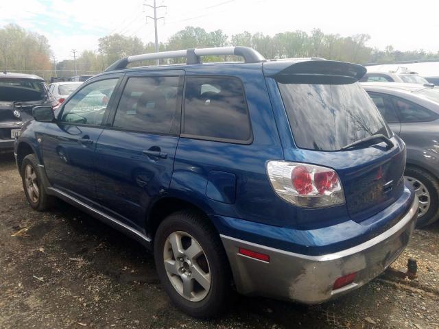 JA4LZ41F44U025344 - 2004 MITSUBISHI OUTLANDER XLS  photo 3