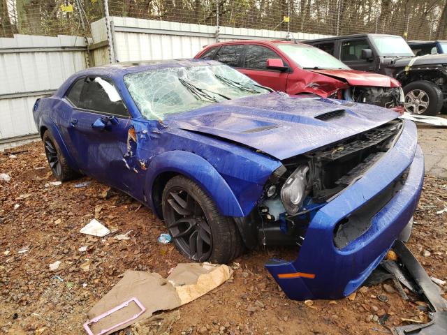 2C3CDZFJXMH571314 - 2021 DODGE CHALLENGER R/T SCAT PACK BLUE photo 4