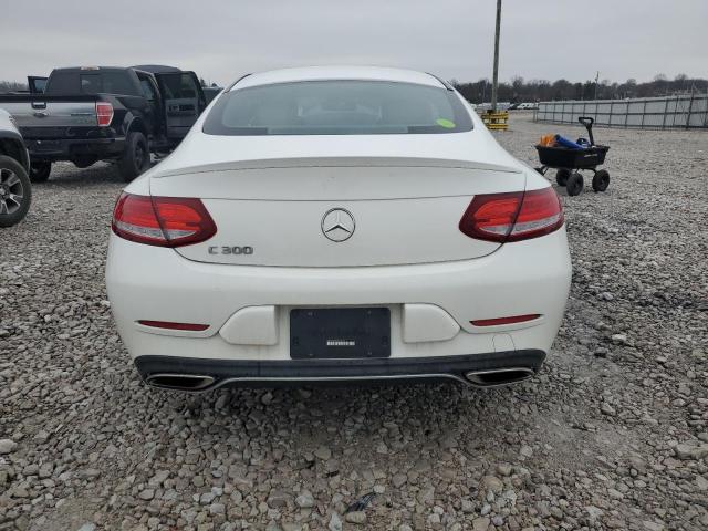 WDDWJ4JBXHF454558 - 2017 MERCEDES-BENZ C 300 WHITE photo 6