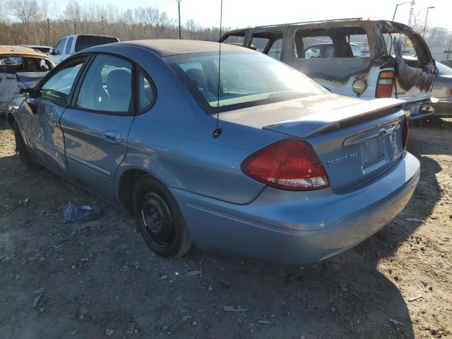 1FAFP56215A234330 - 2005 FORD TAURUS SEL BLUE photo 2