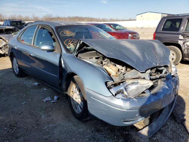 1FAFP56215A234330 - 2005 FORD TAURUS SEL BLUE photo 4