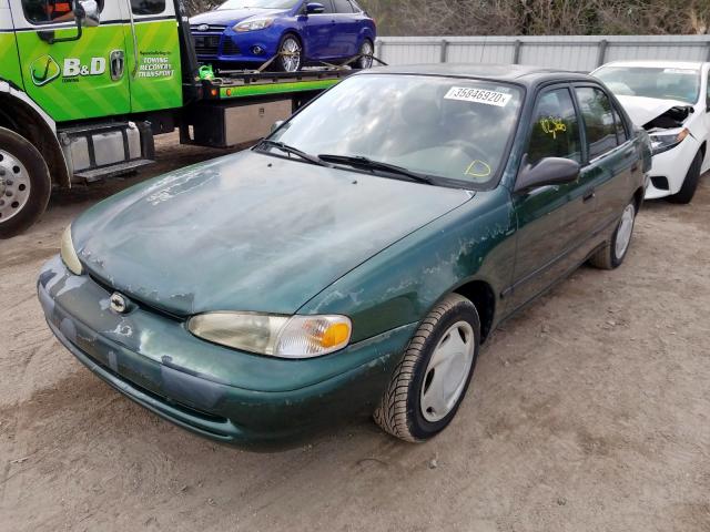 1Y1SK5284YZ419376 - 2000 CHEVROLET GEO PRIZM BASE  photo 2