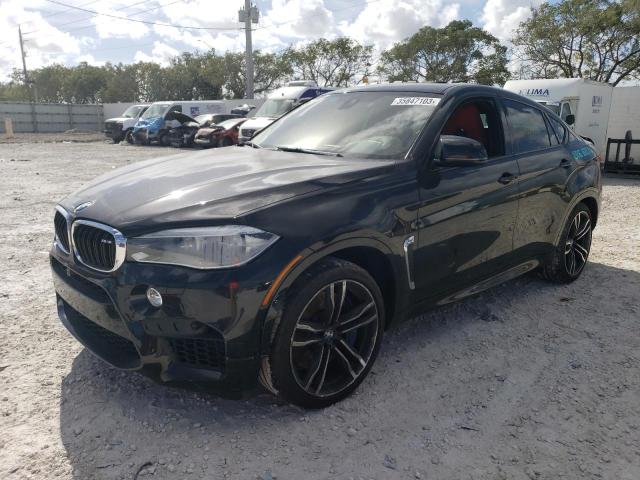 5YMKW8C57J0Y74562 - 2018 BMW X6 M BLACK photo 1