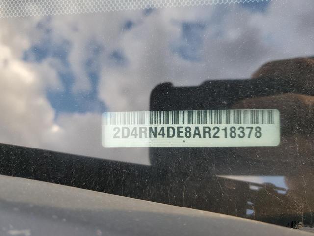 2D4RN4DE8AR218378 - 2010 DODGE GRAND CARA SE BLUE photo 14