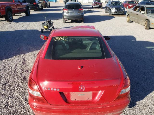 WDBWK54FX6F093985 - 2006 MERCEDES-BENZ SLK 280 RED photo 10