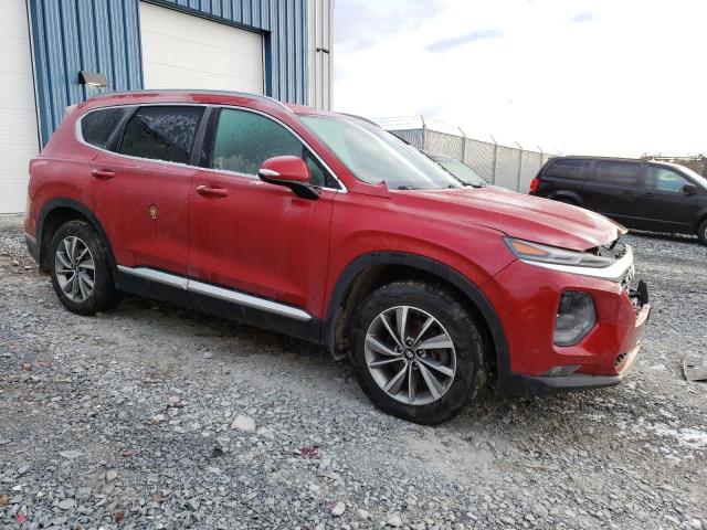 5NMS3CAD2KH127063 - 2019 HYUNDAI SANTA FE SEL RED photo 4