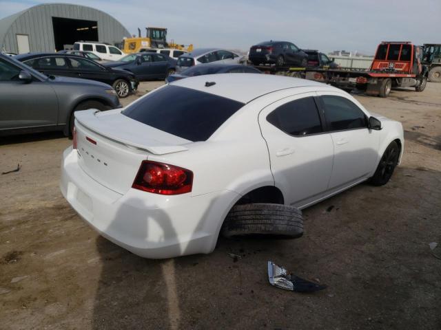 1C3CDZCG2DN717379 - 2013 DODGE AVENGER SXT WHITE photo 3