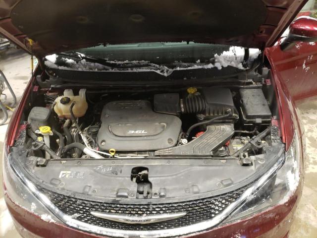 2C4RC1DG9HR577526 - 2017 CHRYSLER PACIFICA TOURING BURGUNDY photo 12