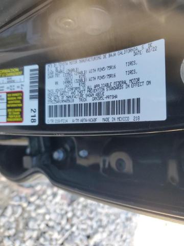 3TMCZ5AN1NM485618 - 2022 TOYOTA TACOMA DOUBLE CAB 黑色 照片 12