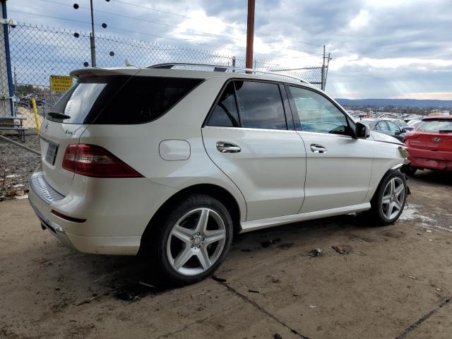 4JGDA5GB4FA530246 - 2015 MERCEDES-BENZ ML 400 4MATIC WHITE photo 3