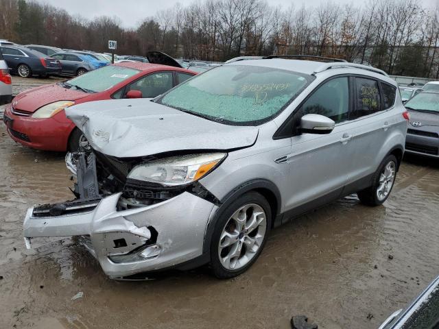 1FMCU9J99EUB37386 - 2014 FORD ESCAPE TITANIUM SILVER photo 1