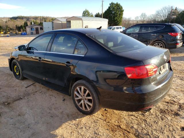 3VWD07AJXEM439807 - 2014 VOLKSWAGEN JETTA SE BLACK photo 2