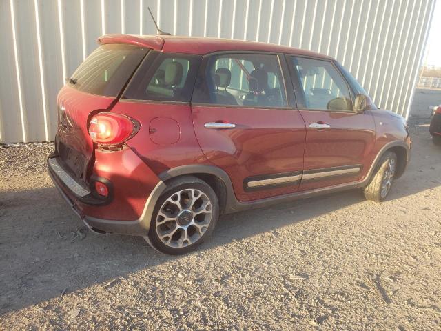 ZFBCFADH5FZ034377 - 2015 FIAT 500L TREKKING RED photo 3