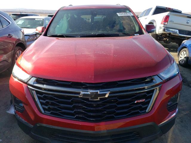 1GNERJKW8NJ157674 - 2022 CHEVROLET TRAVERSE RS RED photo 5