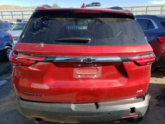 1GNERJKW8NJ157674 - 2022 CHEVROLET TRAVERSE RS RED photo 6