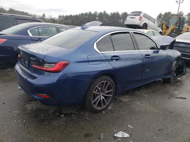 3MW5R7J08N8C31175 - 2022 BMW 330XI BLUE photo 3