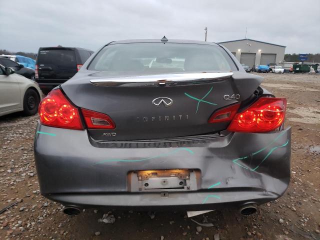 JN1CV6AR6FM651068 - 2015 INFINITI Q40 GRAY photo 6