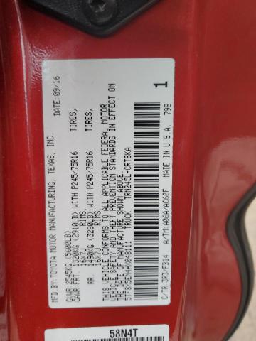 5TFSX5EN4HX048111 - 2017 TOYOTA TACOMA ACCESS CAB წითელი ფოტო 13