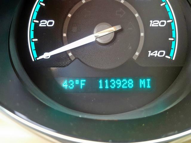 1G1ZE5E70AF219303 - 2010 CHEVROLET MALIBU LTZ  ფოტო 8