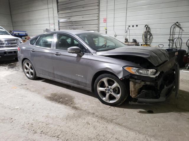 3FA6P0LU6ER185320 - 2014 FORD FUSION SE HYBRID CHARCOAL photo 4