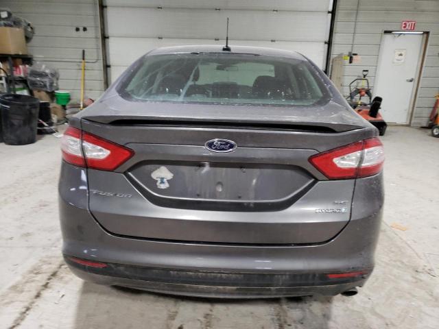 3FA6P0LU6ER185320 - 2014 FORD FUSION SE HYBRID CHARCOAL photo 6