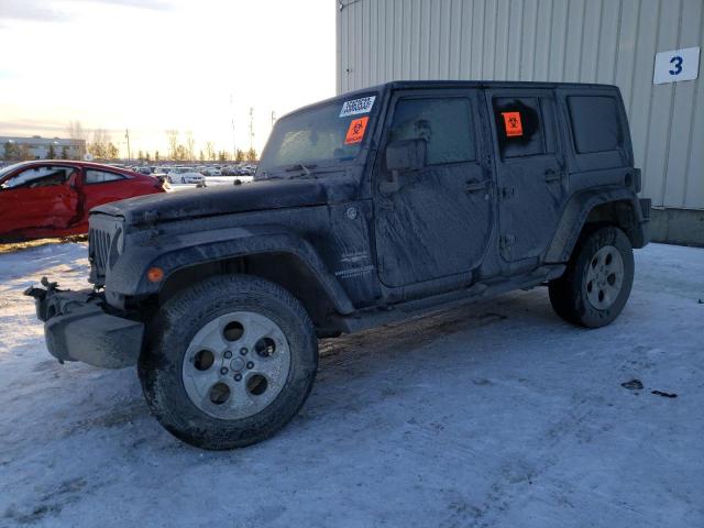 1C4BJWEG2DL691373 - 2013 JEEP WRANGLER U SAHARA BLACK photo 1