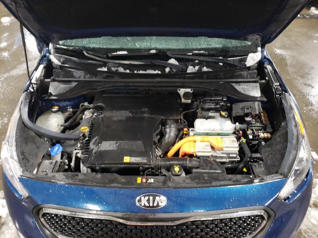 KNDCB3LC4K5236235 - 2019 KIA NIRO FE BLUE photo 12