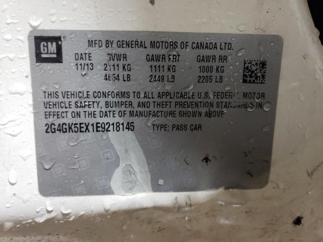 2G4GK5EX1E9218145 - 2014 BUICK REGAL 米色 照片 13