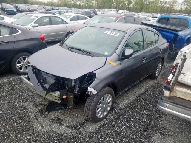 3N1CN7AP0KL875381 - 2019 NISSAN VERSA S  photo 2