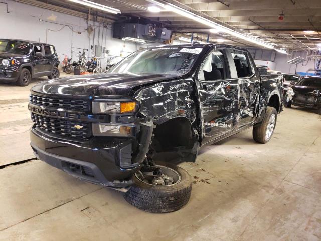 3GCPYBEK8LG368522 - 2020 CHEVROLET SILVERADO K1500 CUSTOM BLACK photo 2