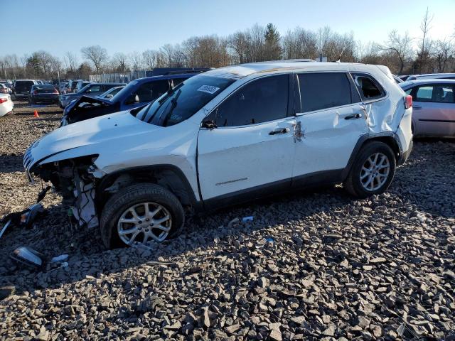 1C4PJMCS7EW220305 - 2014 JEEP CHEROKEE LATITUDE WHITE photo 1