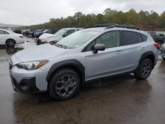 JF2GTHRCXMH657530 - 2021 SUBARU CROSSTREK SPORT SILVER photo 1