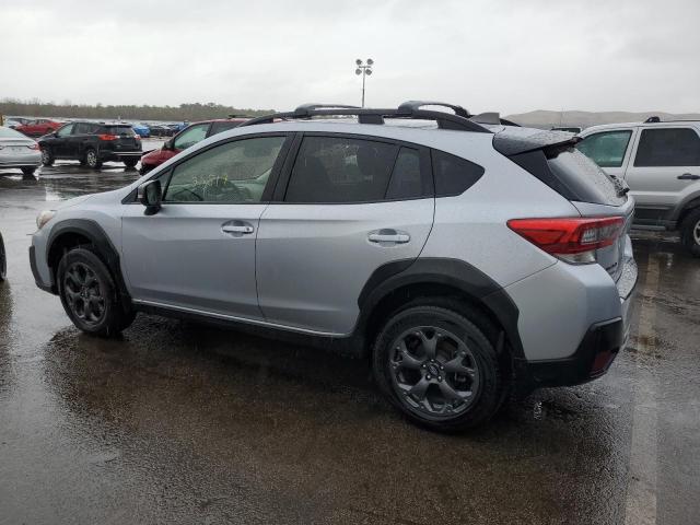 JF2GTHRCXMH657530 - 2021 SUBARU CROSSTREK SPORT SILVER photo 2