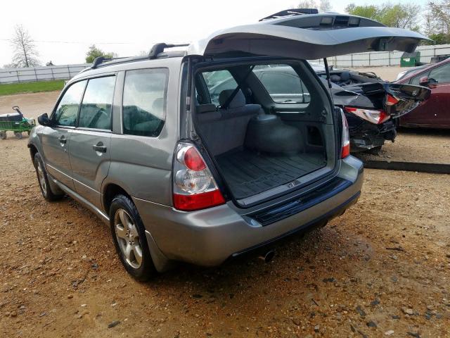 JF1SG63646H700515 - 2006 SUBARU FORESTER 2.5X  photo 3