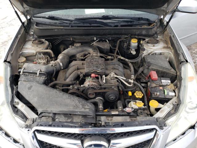 4S3BMDG67C2027932 - 2012 SUBARU LEGACY 3.6R PREMIUM SILVER photo 11